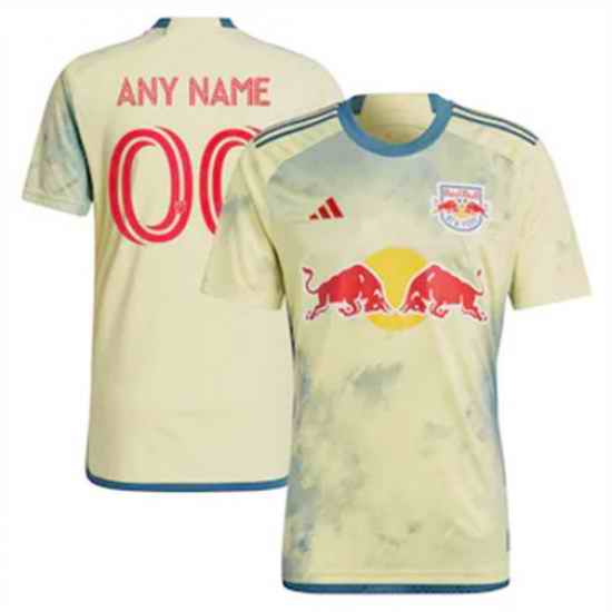 Men New York Red Bulls Custom 2023 24 Daniel Patrick Replica Yellow